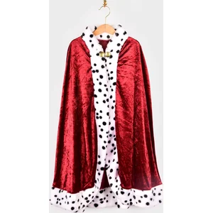 DEN GODA FEN-Verkleedkledij cape koning - rood - maat 98-128, 3-8 jaar pas cher