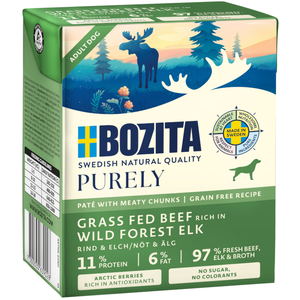 Bozita Purely 6 x 370 g pour chien - élan pas cher