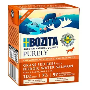 Bozita Purely 6 x 370 g pour chien - saumon pas cher