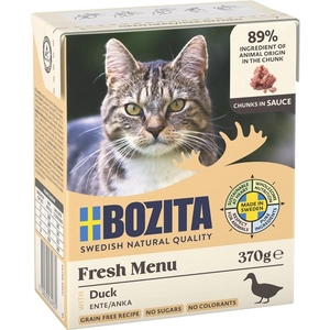 Bozita Tetra Bouchées en sauce 6 x 370 g pour chat - canard pas cher