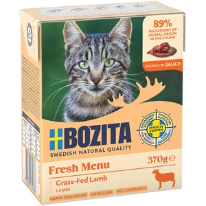 Bozita Tetra Bouchées en sauce 6 x 370 g pour chat - agneau pas cher
