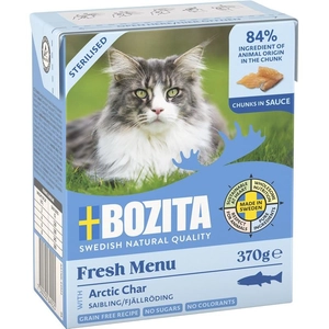 Bozita Tetra Bouchées en sauce 6 x 370 g pour chat - Sterilised omble ... pas cher