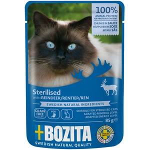 Bozita Bouchées en sauce Sterilised 12 x 85 g pour chat - renne pas cher