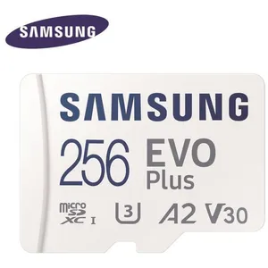 SAMSUNG Carte Mémoire 256 Go Micro SD EVO Plus 130 Mo/s étanche Antima... pas cher