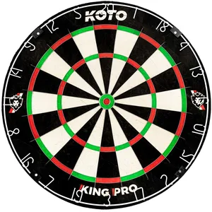 KOTO Pro Edition Dartbord, Sisal Kork Dartboard, Toernooi Dartbord met...