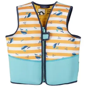 Swim Essentials Gilet de natation Baleine jaune-blanc (2-3 ans) pas cher