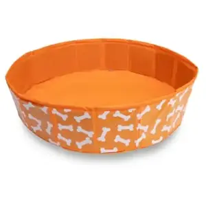 Inflatable Swim Essentials Hondenbadje - Verkoelend Hondenbadje - Oranje Botjes - Ø 80 cm pas cher