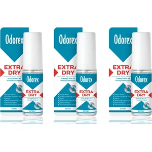 Odorex Extra Dry - Pompspray - Voordeelverpakking 3 x 30 ml pas cher