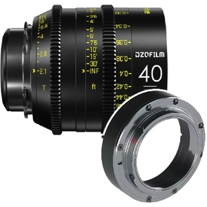 DZOFilm Vespid Prime FF 40mm T/2.1 PL mount + EF tool mount kit