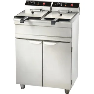 Elektrische Friteuse 2X9 L - CombiSteel 7455.0985 - Horeca pas cher