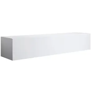 Meuble TV - NORA - Forli XL - Blanc - Porte abattante - Design contemp... pas cher