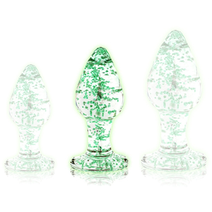 Shots - Ouch! Glazen Butt Plug - Medium clear pas cher