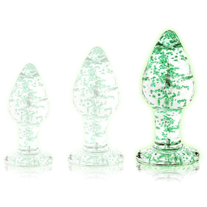 Shots - Ouch! Glazen Butt Plug - Groot clear pas cher