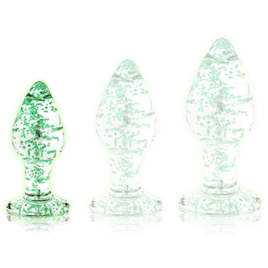 Shots - Ouch! Glazen Butt Plug - Klein clear
