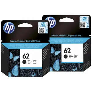 HP 62 Cartouches Noir Lot de 2 pas cher