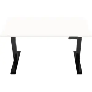 Euroseats Bureau Assis-Debout Électrique 140 x 80 Noir/BlancVendu parcoolblue