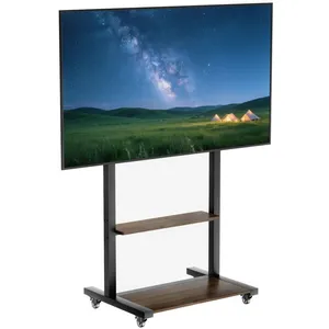 UNHO Support TV sur Pied à Roulettes Meuble TV 40 à 100 Pouce écran/LC... pas cher