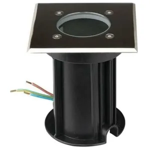 SILAMP Spot led Extérieur Encastrable Carré IP65 pour Ampoule GU10 - si