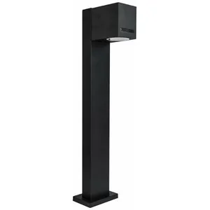 Borne de Jardin Noire 50cm IP54 pour Ampoule GU10 - SILUMEN pas cher