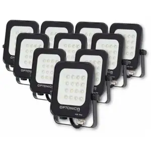 Comparateur de prix : SILAMP Projecteur led Extérieur smd 10W IP65 Noir (Pack de 10) - Blanc