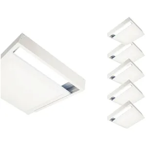 SILAMP Kit Saillie blanc pour Panneau led 60x60 Slim (Pack de 6) - sila pas cher