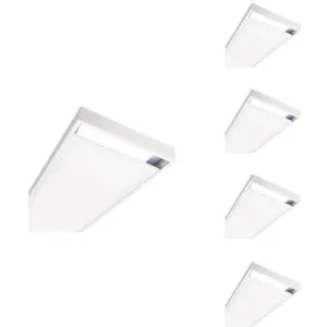 SILAMP Kit Saillie blanc pour Panneau led 120x30 Slim (Pack de 6) - silVendu parmanomano