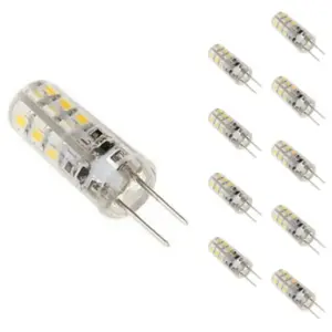 Ampoule led G4 2W 12V SMD2835 24LED 360° (Pack de 10) - Blanc Neutre 4000K - 5500K Silamp pas cher