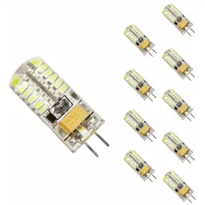 Ampoule led G4 12V 3W SMD2835 24LED 360° (Pack de 10) - Blanc Neutre 4000K - 5500K Silamp pas cher