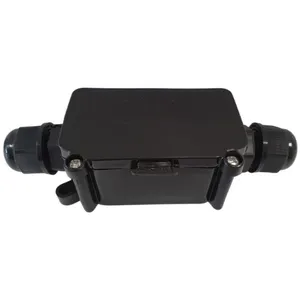 Connecteur étanche 1 Sortie IP68 noir Silamp pas cher