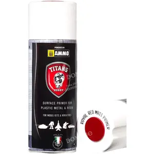AMMO MIG Hobbyverf Acrylverf - MIG TTH105 Royal Red - Matt - Primer - Acryl spray Verf spuitbus - 400 ml