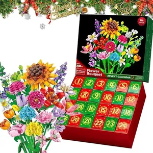 NOBRANO Calendrier de lAvent de Noël 2025 Bouquet Cube 24 jours de Noë... pas cher