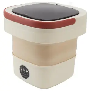 AKOZON MAG Mini Machine à Laver Portable Pliante Automatique avec Essorage Doux 100-240V 7597847293830 pas cher
