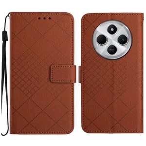 ZTAOOPOU Étui Pour Xiaomi Redmi 14C (6.88") Housse de protection antichoc et antidérapante avec support - MarronVendu parcdiscount