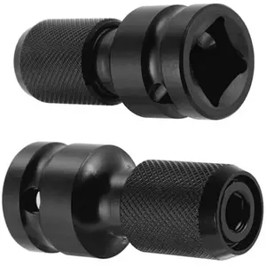 AHLSEN Lot de 2 adaptateurs de douille 1/2' carré à 1/4' hexagonal, convertisseur de mandrin à libération rapide pour clé à cliquet à impact et douille de pas cher