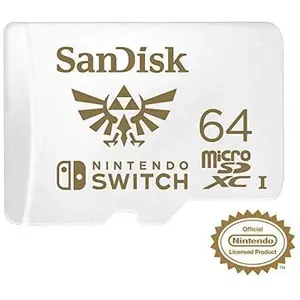 MARQUE Carte microSDXC SanDisk 64 Go pour Nintendo Switch pas cher