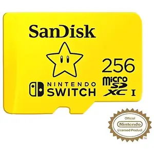 MARQUE SanDisk - Carte microSDXC UHS-I 256Go pour Nintendo Switch - Produit sous License Nintendo pas cher