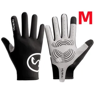 Gants de Cyclisme Vélo Coupe-Vent - Marque - Modèle - Noir - Taille M - Écran Tactile et Antidérapant pas cher