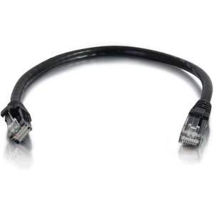 Cables to go C2G Cat6 Booted Unshielded (UTP) Network Patch Cable - cordon de raccordement - 2 m - noir pas cher