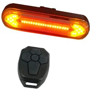 GIGICIAL Clignotant sans fil - Non spécifié - Rechargeable USB - 500 mAh - Lumière rouge et jaune - Mixte pas cher