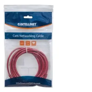 Intellinet cordon de raccordement - 3 m - rouge pas cher