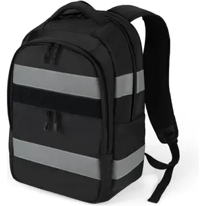 DICOTA Reflective - V2 - sac à dos - 600D RPET, polyuréthanne thermoplastique (TPU) - noir - 15.6" pas cher