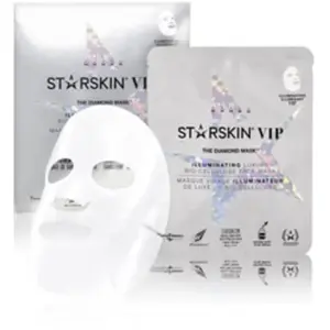 Starskin® VIP The Diamond Gezichtsmasker - Bio Cellulose Sheet Mask - Korean Skincare - Verfijnd, verstevigt en herstelt de huid - 56% Primrose Extract pas cher