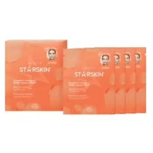 STARSKIN DeepMelt - Collagen Face Mask - PDRN Salmon DNA, Collagen & Hyaluronic Acid - Skin Barrier Repair & Glass-like Skin Effect, 4 Pack