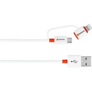 SKROSS 2in1 Charge'n Sync - Câble Lightning - USB mâle pour Micro-USB de type B Lightning mâle - 1 m pas cher