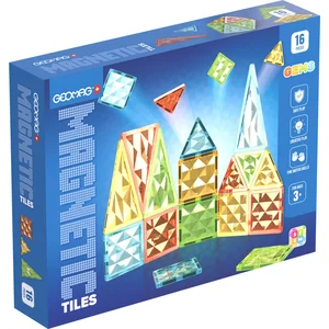 Geomag Magnetic Tiles Gems 16 pas cher