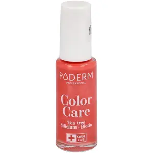 PODERM   Vernis à ongles ROSE CORAIL enrichi en Tea Tree, Silicium et ...