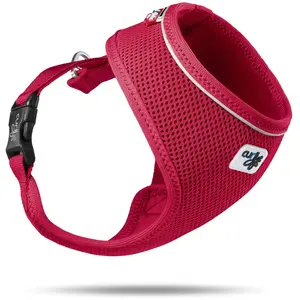 Curli Harnais Basic Air-Mesh Rouge XL pas cher