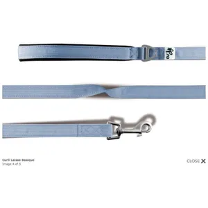 Curli Basic Nylon riem - 20 x 140 - Licht Blauw pas cher