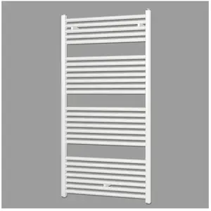 Zehnder Zeno handdoekradiator 118.4x60cm 667watt Staal Wit glans pas cher