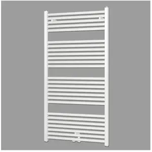 Zehnder designradiator Zeno, staal, wit, (hxlxd) 120x500x30mm